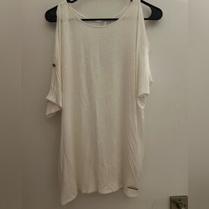 NWT Jones New York Cream Short Sleeve Tee
